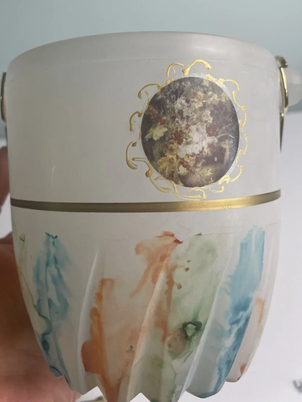 Creazioni SIlvestri Arte Muranao Ice Bucket Vintage
